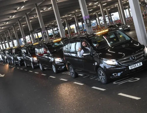 Integration of Dedicated Taxi Pickup Zones at London Airports